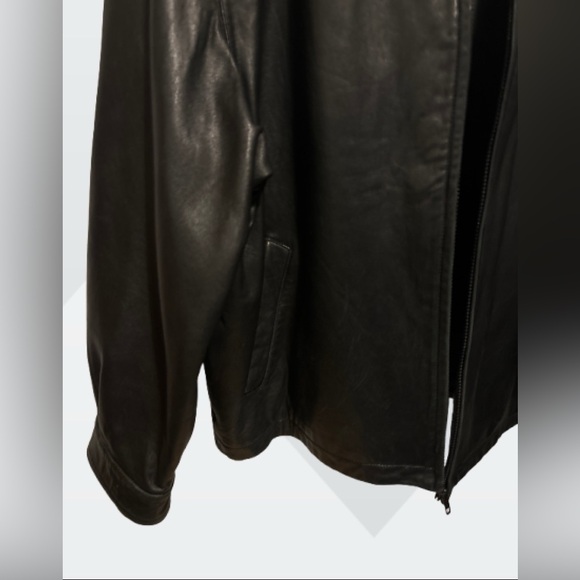 Vintage Danier Black Leather Jacket Size Extra Large - Picture 7 of 12